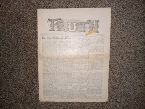 Truth: Vol. 2, No. 48, Salt Lake City, Utah, August 8, 1903 (Newspaper) (1903)