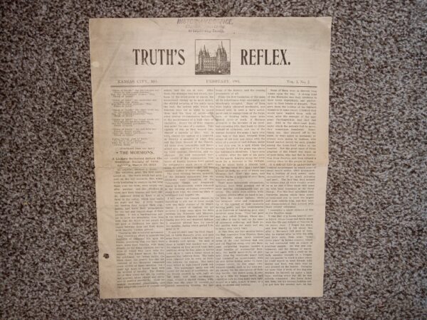 Truth’s Reflex: Vol. 3, No. 2, February, 1901 (Newspaper) (Ex-Library) (1901)
