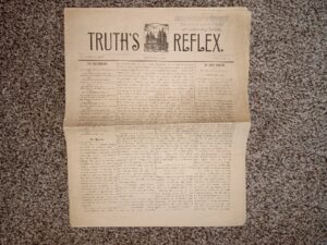 Truth’s Reflex: Vol. 2, No. 12, December, 1900 (Newspaper) (Ex-Library) (Uncut) (1900)