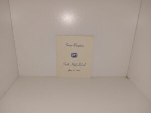 Senior Reception South High School Dance Program: June 8, 1944 (Pamphlet) (1944)