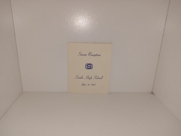Senior Reception South High School Dance Program: June 8, 1944 (Pamphlet) (1944)