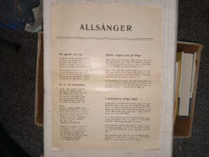 Allsånger (Swedish-English Dual Language) (1948)