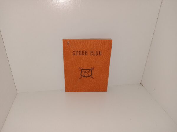 Stagg Club Dance Program Booklet (1943)