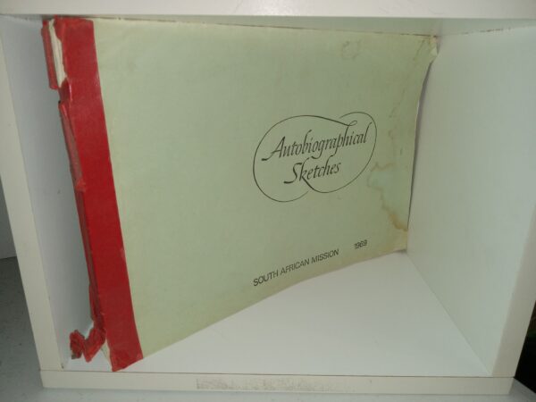 Autobiographical Sketches: South African Mission, 1969 (Rare) (1968)