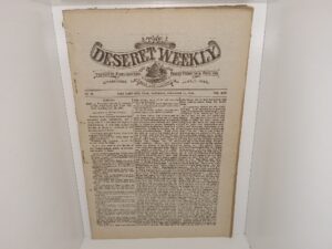 The Deseret Weekly: Vol. 45, No. 26, Salt Lake City, Utah, Saturday, December 17, 1892 (1892)