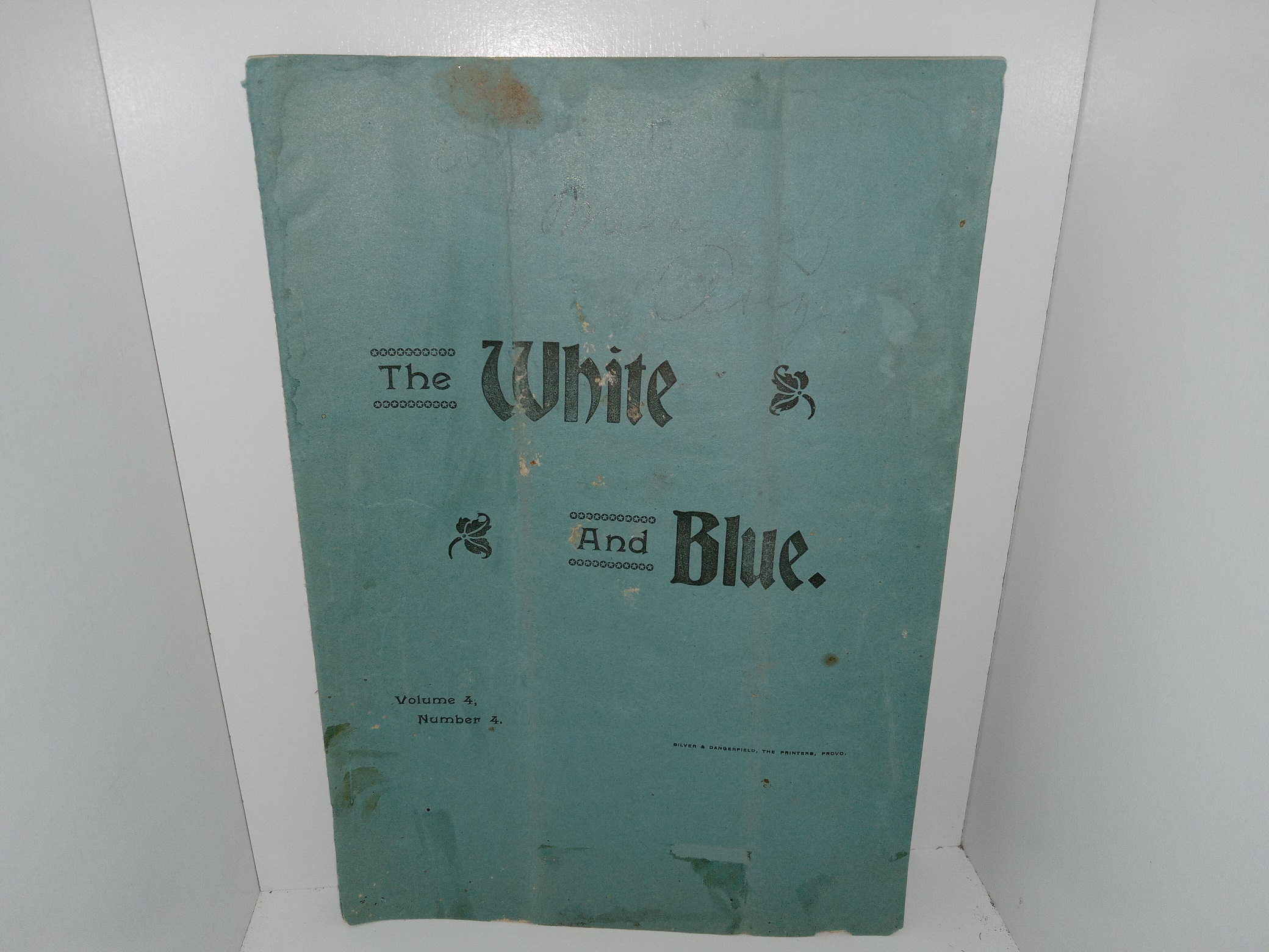 The White and Blue: Vol. 4, No. 4, Provo City, Utah, December 1, 1900 (1900)