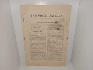 The White and Blue: Provo City, Utah, November 15, 1900 (1900)