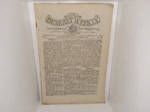 The Deseret Weekly: Vol. 45, No. 19, Salt lake City, Utah, Saturday, October 29, 1892 (1892)