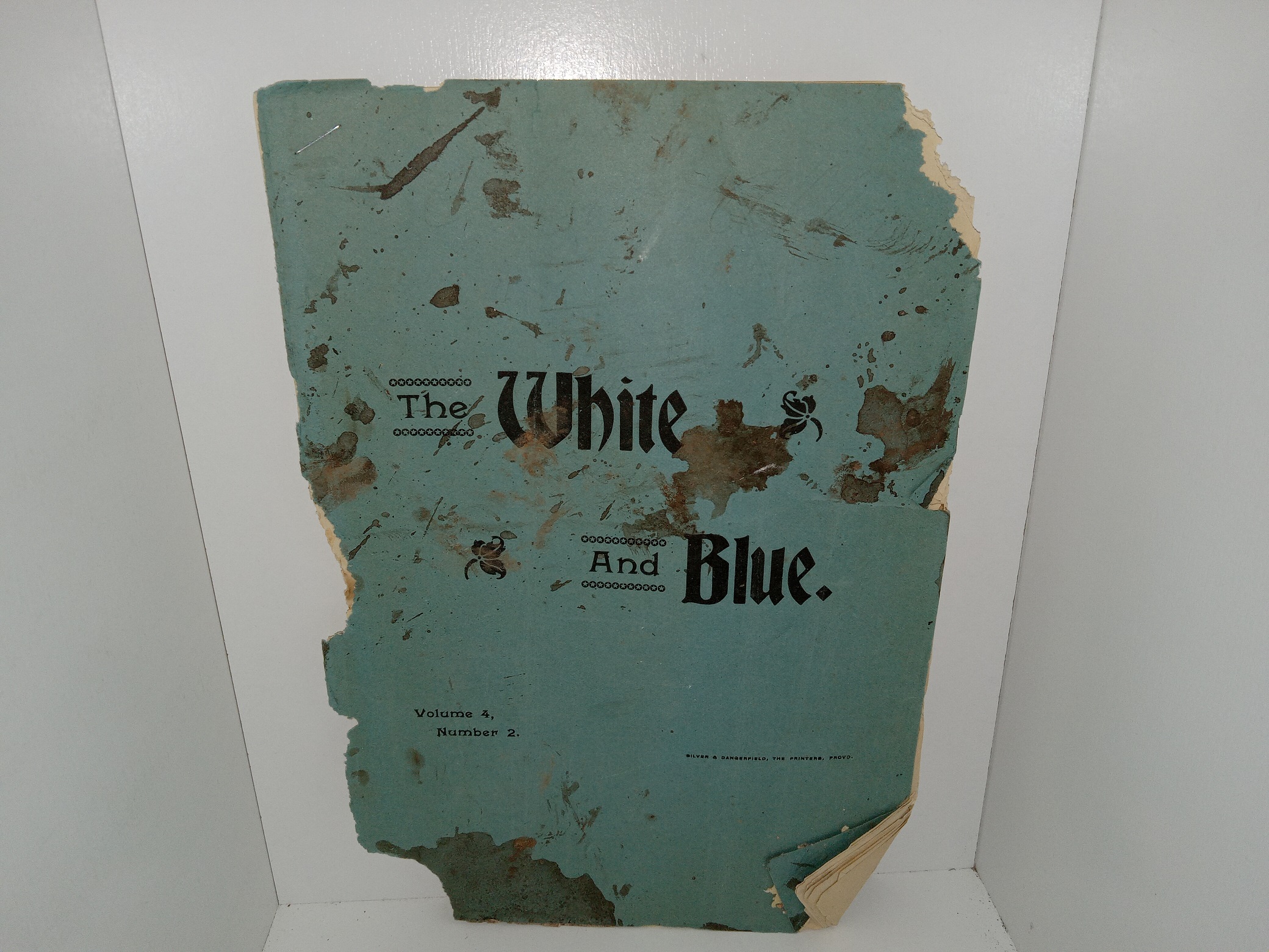 The White and Blue: Vol. 4, No. 2, Provo City, Utah, November 1, 1900 (1900)