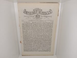 The Deseret Weekly: Vol. 45, No. 14, Salt lake city, Utah, Saturday, September 24, 1892 (1892)