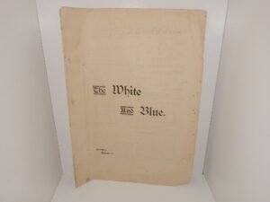 The White and Blue: Vol. 3, No. 1, Provo City, Utah, November 15, 1899 (1899)