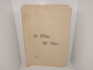 The White and Blue: Vol. 3, No. 2, Provo City, Utah, December 1, 1899 (1899)