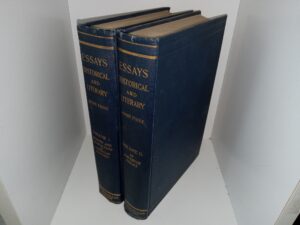Essays Historical and Literary 2 Vol. Set (1902) ~ by John Fiske