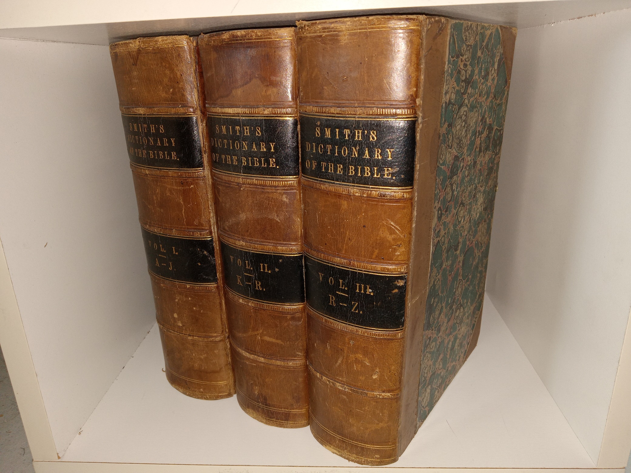 Smith’s Dictionary of the Bible 3 Vol. Set (1863) ~ Edited by William Smith, LL.D.