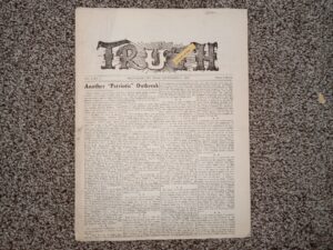 Truth: Vol. 4, No. 1, Salt Lake City, Utah, September 10, 1904 (Newspaper) (1904)