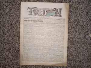 Truth: Vol. 4, No. 27, Salt Lake City, Utah, March 18, 1905 (Newspaper) (1905)