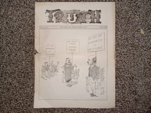 Truth: Special Edition, Salt Lake City, Utah, October 25, 1905 (Newspaper) (1905)