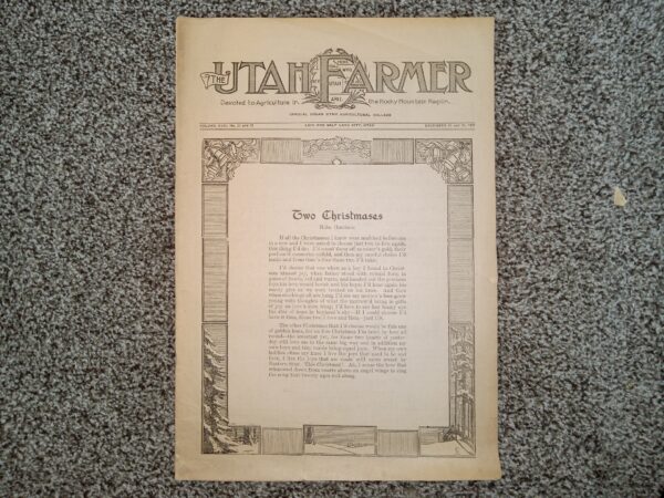 The Utah Farmer: Vol. 17, No. 21 and 22, Lehi and Salt Lake City, Utah, December 24 and 31, 1921 (Newspaper) (1921)