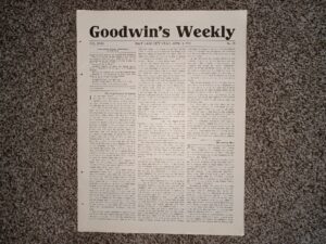 Goodwin’s Weekly: Vol. 18, No. 25, Salt Lake City, Utah, April 8, 1911 (Newspaper) (1911)
