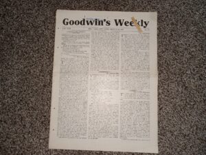 Goodwin’s Weekly: Vol. 18, No. 22, Salt Lake City, Utah, March 18, 1911 (Newspaper) (1911)