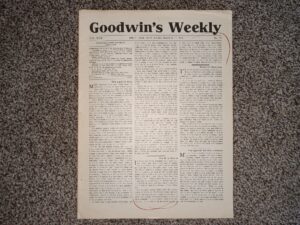 Goodwin’s Weekly: Vol. 18, No. 21, Salt Lake City, Utah, March 11, 1911 (Newspaper) (1911)
