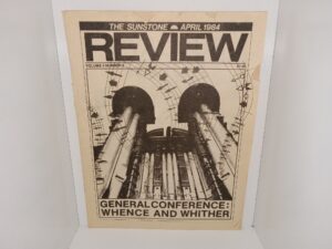 The Sunstone: April 1984 Review: Vol. 4, No. 4 (1984)