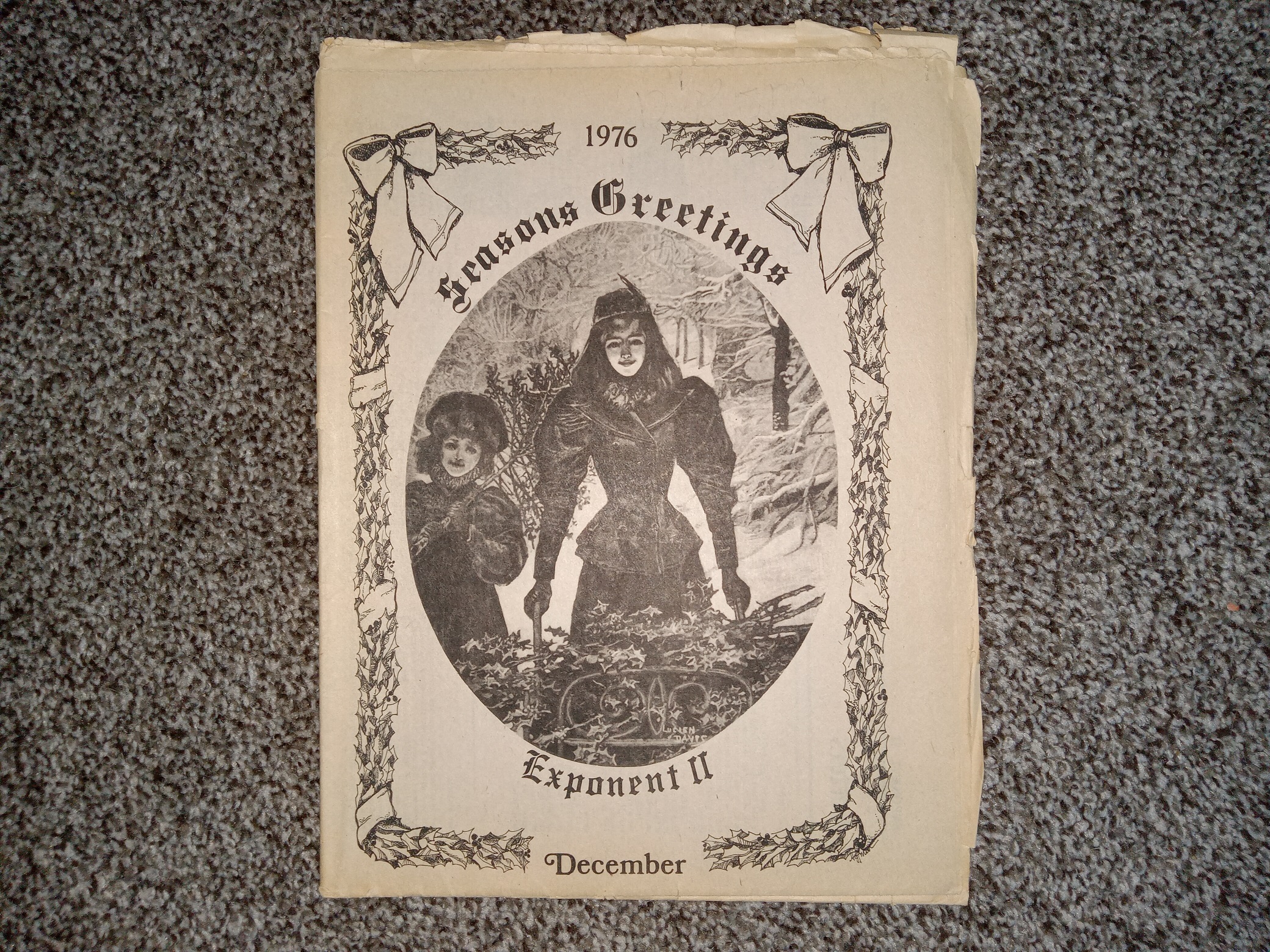 Exponent II: Vol. 3, No. 2, December, 1976 (Newspaper) (1976)