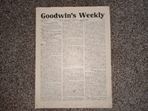 Goodwin’s Weekly: Vol. 18, No. 6, Salt Lake City, Utah, November 26, 1910 (Newspaper) (1910)