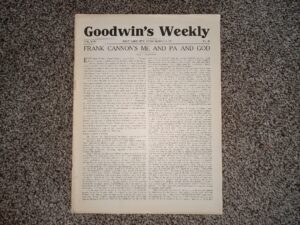 Goodwin’s Weekly: Vol. 18, No. 20, Salt Lake City, Utah, March 4, 1911 (Newspaper) (1911)