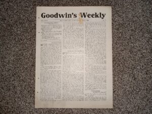 Goodwin’s Weekly: Vol. 18, No. 5, Salt Lake City, Utah, November 19, 1910 (Newspaper) (1910)