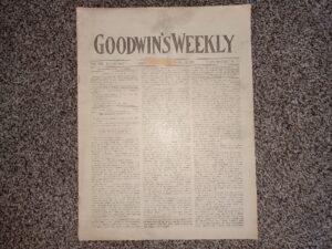 Goodwin’s Weekly: Vol. 21, No. 52, Salt Lake City, Utah, April 12, 1913 (Newspaper) (1913)