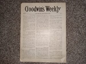 Goodwin’s Weekly: Vol. 27, No. 11, Salt Lake City, Utah, August 26, 1916 (Newspaper) (1916)