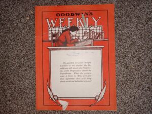 Goodwin’s Weekly: Vol. 21, No. 30, Salt Lake City, Utah, November 9, 1912 (Newspaper) (1912)