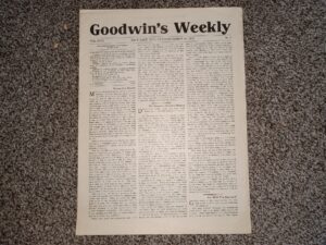 Goodwin’s Weekly: Vol. 18, No. 5, Salt Lake City, Utah, November 19, 1910 (Newspaper) (1910)