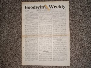 Goodwin’s Weekly: Vol. 18, No. 13, Salt Lake City, Utah, January 14, 1911 (Newspaper) (1911)