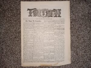 Truth: Vol. 4, No. 14, Salt Lake City, Utah, October 12, 1904 (Newspaper) (Uncut) (1904)