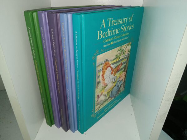 Set of 5 Classics by Racehorse for Young Readers Books: A Treasury of Bedtime Stories / Complete Tales of Beatrix Potter’s Peter Rabbit / Grimm’s Fairy Tales / Mother Goose / Aesop’s Favorite Fables (See Details)
