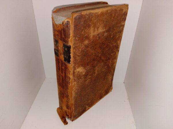 Quinti Horath Flacci Opera.  Interpretatione et Notis (Latin: The Works of Quintus Horath Flacci Interpretation and Notes) (Leather) (1828) ~ Explained by Ludovicus Desprez