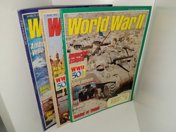 3 Issues of World War II Magazine (See Details)