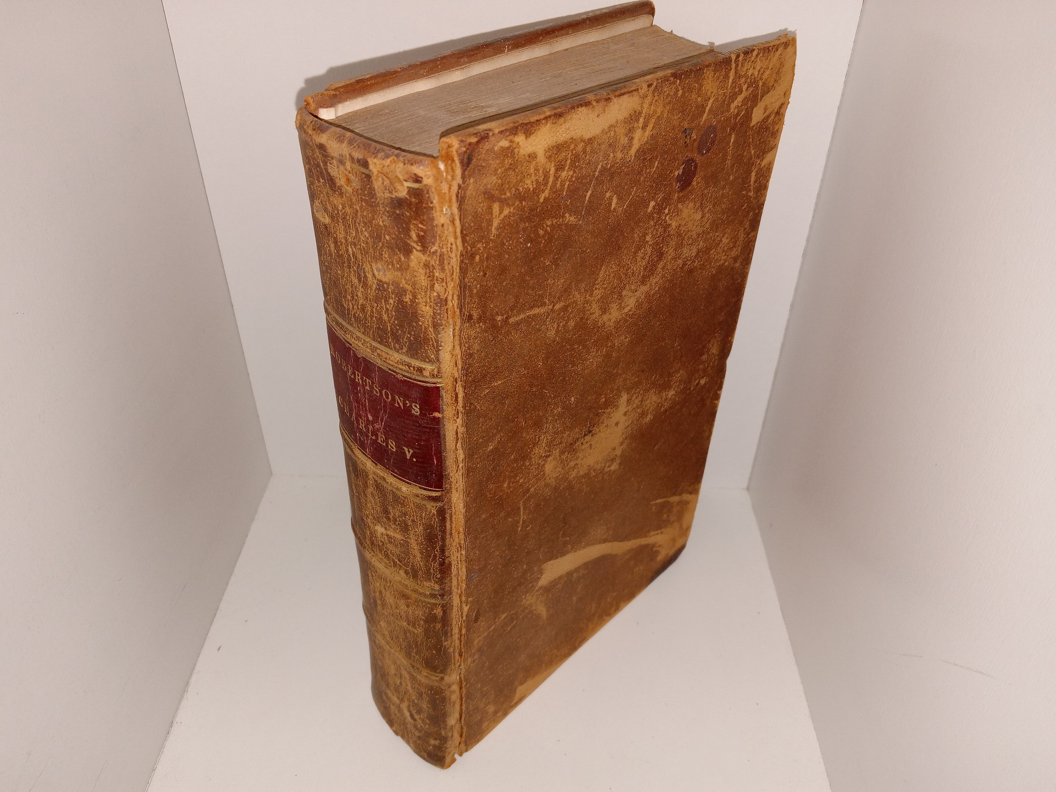 The History of the Reign of the Emperor Charles V (Leather) (1833) ~ by William Robertson D.D.