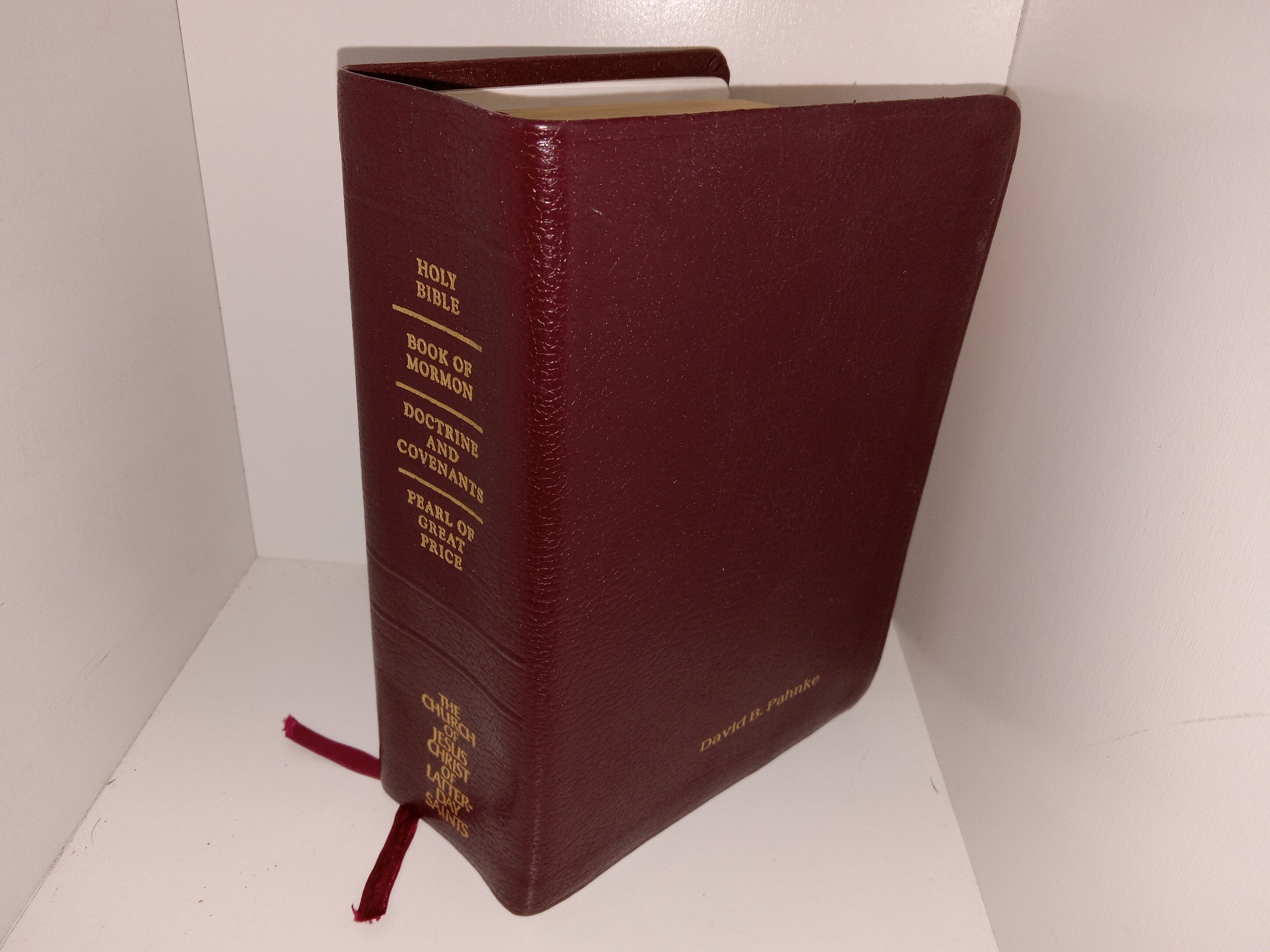 LDS, Burgundy Leather, Quadruple Combination (1996)