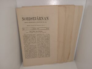 5 Different, Uncut Issues of Nordstjärnan: Organ för de Sista Dagarnas Helige i Sverige (Including 2 Copies of 1 Issue)