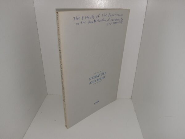 Literature and Belief: 1983 (1983)