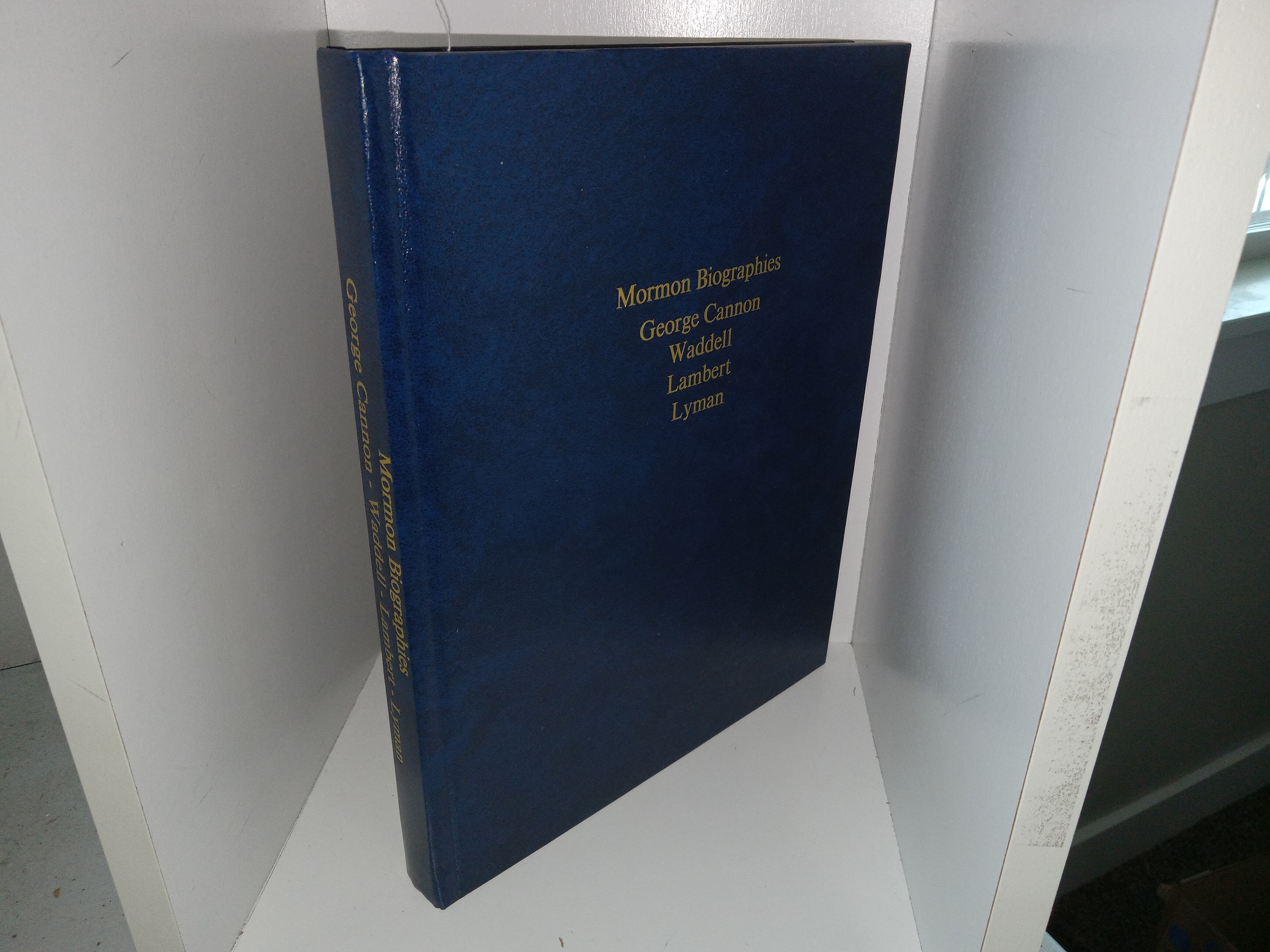 Mormon Biographies: George Cannon, Waddell, Lambert, Lyman (1998) ~ Typing, Formatting, Punctuation, and Bracket Notations by David H. Garner