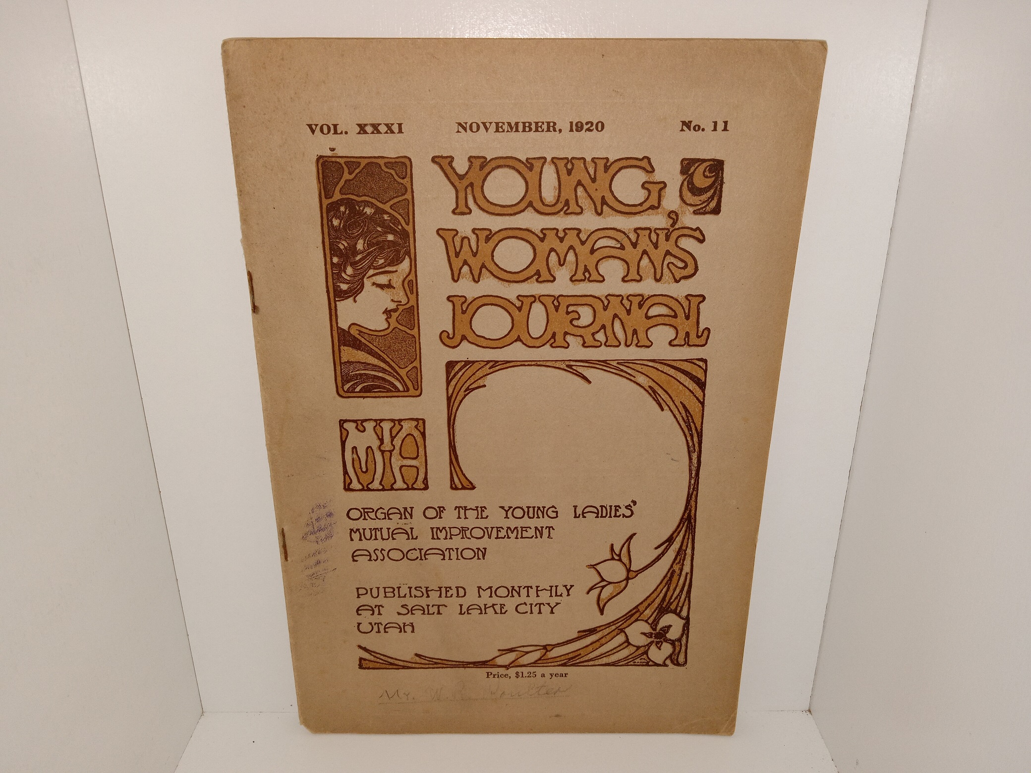 Young Woman’s Journal: Vol. 31, No. 11, November, 1920 (1920)