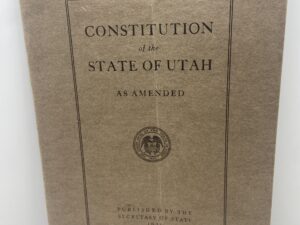 Constitution of the State of Utah (1921)