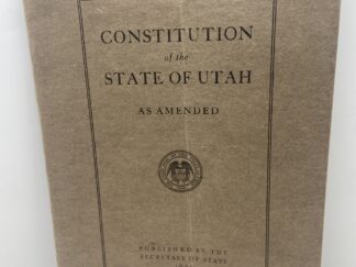 Constitution of the State of Utah (1921)