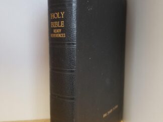1946 --- Holy Bible with Ready References / Teachers' Edition --- Black Bendable Leather --- Code: 26 D 46