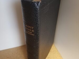 1968 — Holy Bible with Ready References — Black Bendable Leather Binding — Code: 25 A 68