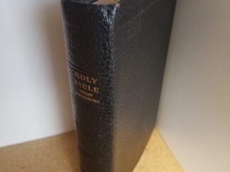 1968  ---  Holy Bible with Ready References --- Black Bendable Leather Binding --- Code: 25 A 68